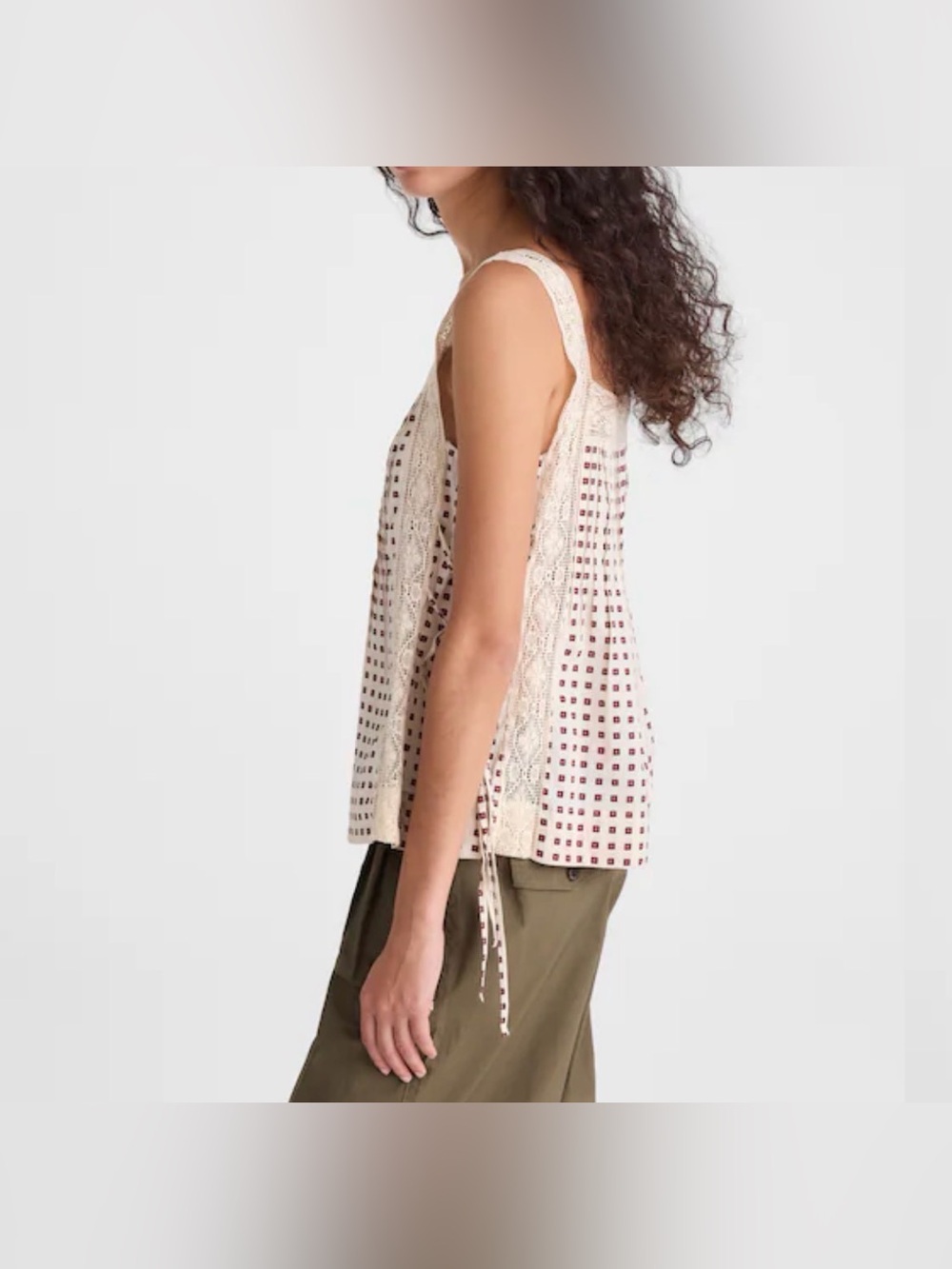 Madewell Women’s The Sophie Top.Cottagecore.Vintage Ivory. S. NWT. - Picture 4 of 16